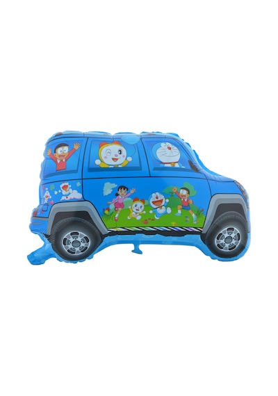 Doraemon Araba 3 Adet Büyük Boy 41cmx60cm Folyo Balon (Helyum) No