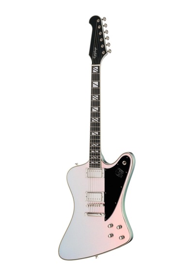 Epiphone Futura Firebird Custom Elektro Gitar Quicksilver Shift 104080445202
