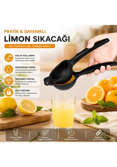 Enfa Enf-490 Limon Sıkacak Metal Diğer