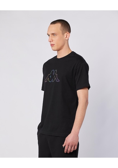 Kappa Logo Brian T-shirt Erkek Siyah Regular Tişört