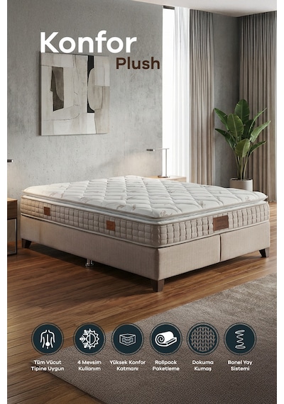 Mobyat Konfor Plus Ultra Full Ortopedik Pedli Tek Kişilik Yatak