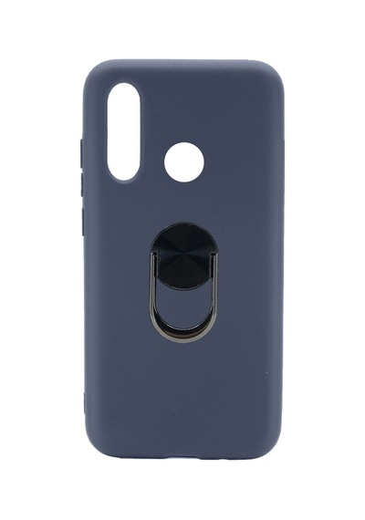 Nettech Huawei Y6p Uyumlu Leather Ring Nano Arka Koruma Kılıf - Sarı Sarı