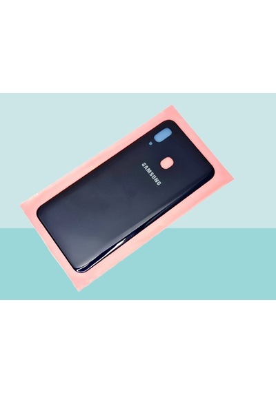 Tkgz  Samsung Uyumlu Galaxy A20 A205 Arka Kapak Batarya Kapağı - Lacivert Çok Renkli