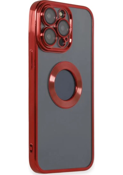 Newface Apple İphone 14 Pro Kılıf Slot Silikon - Kırmızı