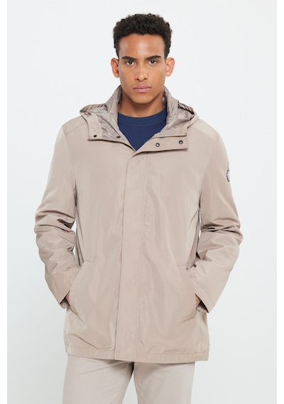 AC&Co / Altınyıldız Classics Erkek Vızon Standart Fit Normal Kesim Kapüşonlu Dik Yaka Trençkot Vizon AC&Co / Altınyıldız Classics Erkek Vızon Standart Fit Normal Kesim Kapüşonlu Dik Yaka Trençkot Vizon
