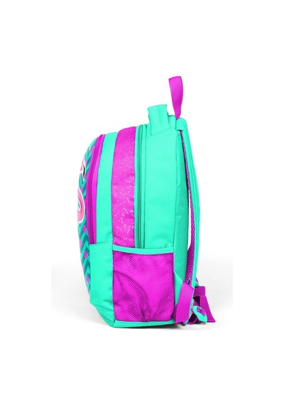 Coral High Okul Sırt Çantası Ve Beslenme Çantası Kız Çocuk Yeşil Flamingo Yeşil Pembe Flamingo