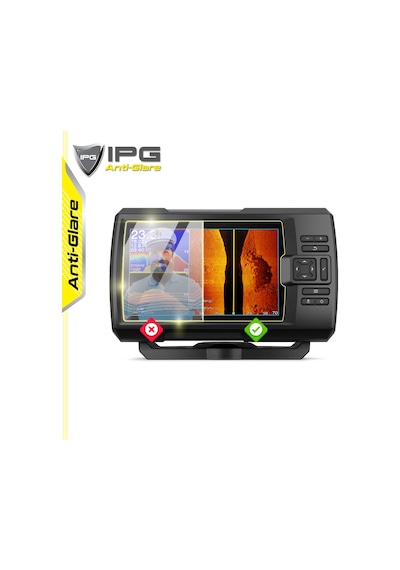 Garmin Striker Vivid 7cv Sonar Fishfinder İçin Anti-glare Parlama Önleyici Mat Ekran Koruyucu