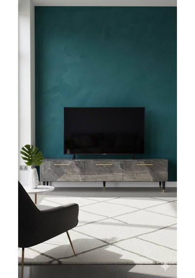 Modern Mobilya Tokyo Tv Ünitesi Tv Sehpası Ayaklı 3 Kapaklı Siyah Mermer Desenli 150 Cm Siyah Modern Mobilya Tokyo Tv Ünitesi Tv Sehpası Ayaklı 3 Kapaklı Siyah Mermer Desenli 150 Cm Siyah