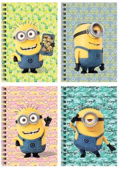 Keskin Color Minions Metalize Bloknot A6 80 Yaprak