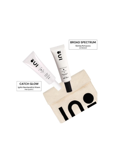 Catch Glow Pink Quartz + Broad Spectrum Spf 50+ Sunscreen 02 Medium Set