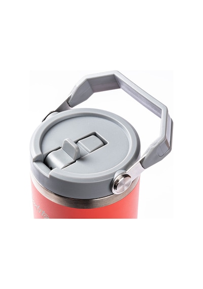 Tnt-8695835420400-gıng V200gp-020-01-pembe Paslanmaz Çelik Tutmalı Pipetli Termos Bardak 900ml