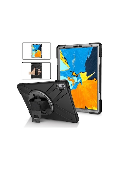 Apple Uyumlu iPad Pro 11 Inch (2021-2020-2018),3 Katmanlı Standlı Zırh Kılıf (336227011)