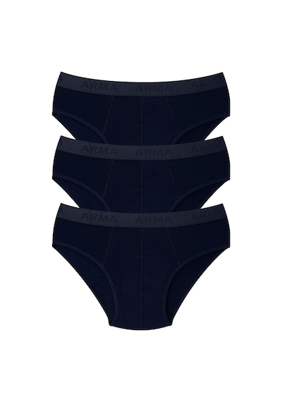 Arma Yıldız Erkek Bambu Slip Külot Düz Lacivert 3'lü Paket Lacivert