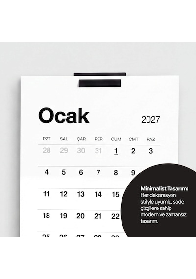 Domirus Plancore Wall Bracket Duvar Takvimi Askı Aparatı Siyah