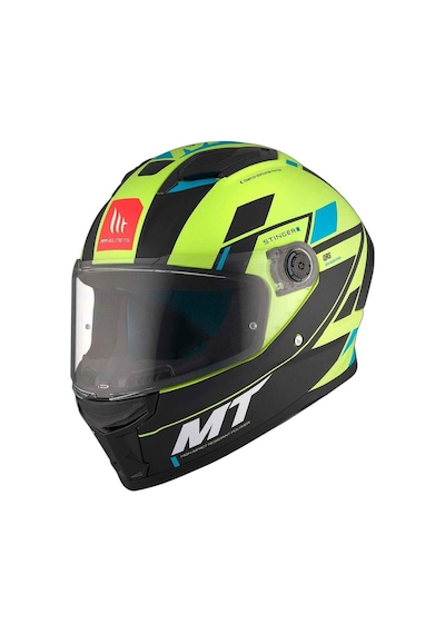 Mt Stinger 2 Zivze C3 Mat Kapalı Kask Sarı - Siyah