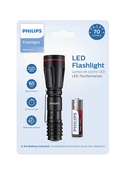 Philips Sfl1000p/10 Led El Feneri Siyah