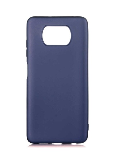 Xiaomi Poco X3 Nfc Kılıf Lüks Tpu Mat Silikon Lacivert + Nano Ekran Koruyucu R117780:lacivert