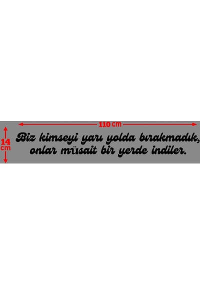 Oto Cam Yazı Sözleri Ticari-servis-dolmuş-panelvan Uzun Sticker Model 42