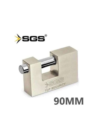 Sgs Yassı Asma Kilit Kayar Milli Saten Kaplama 90mm Sgs1367
