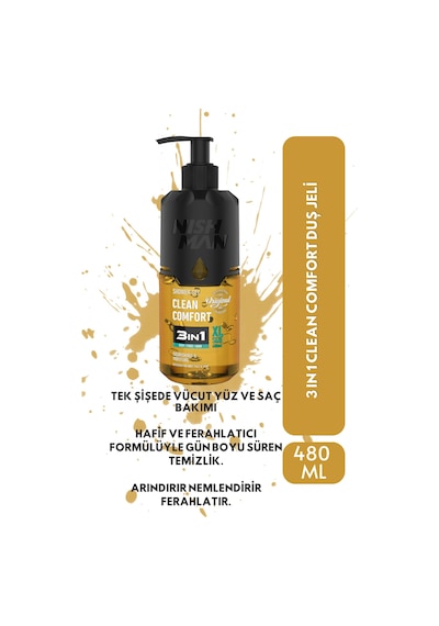 3ın1 Clean Comfort Duş Jeli 480 Ml