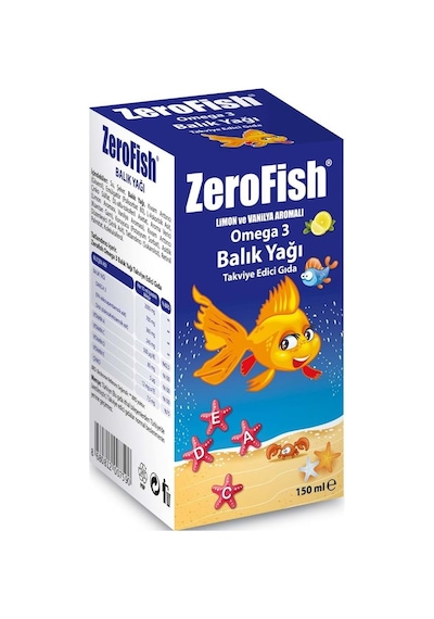 Zerofish Balık Yağı Şurubu 150 ML