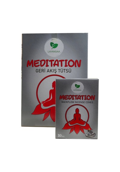 Meditation - Meditasyon Özel Aromalı Geri Akış Backflow Özel Aromalı Tütsü 10 Adet Konik Tütsü Geri