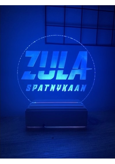 Kişiye Özel Zula Led Gece Lambası