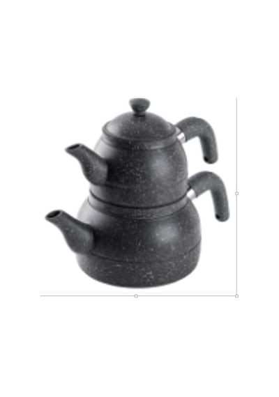 Tantitoni Hercul Gri Garanit Orta Boy Çaydanlık Takımı 800/1600 Ml Gri
