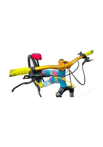 Vikingx Tuff X-25 Dirt Jump Bisiklet Yeşil-sarı Pt315 Siyah