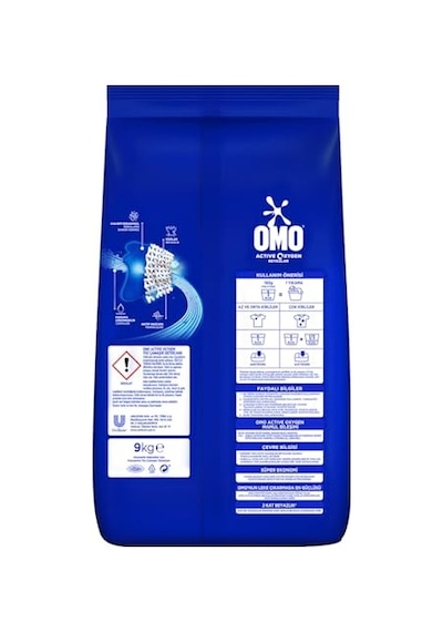 Omo Active Oxygen Beyazlar Toz Deterjanı 9 Kg