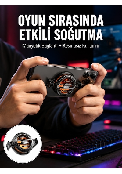 Tüm Telefonlarla  Kompakt Soğutucu Yüksek Performanslı Hızlı Soğutma Yeni Nesil 16981496