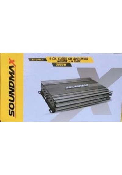 Soundmax Sx-2700.4 3000 Watt 4 Kanallı Amfi 4X60 Rms