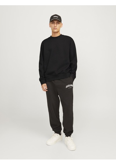 Jack & Jones Jjeurban Edge Rahat Kesim Sweatshirt 12259945 Siyah