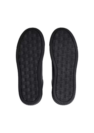 Calvin Klein Erkek Kalın Tabanlı Bileksiz Sneaker - Siyah Black / Black Solid