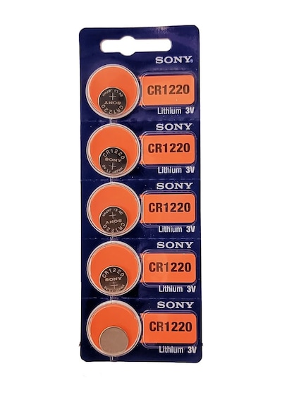 Sony CR1220 3V Lityum Düğme Pil 5'li