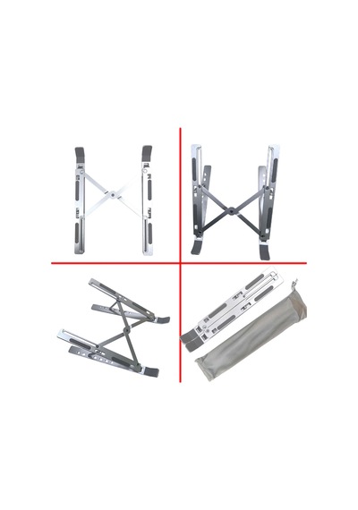 Notebook Laptop Standı Alüminyum Taşınabilir Tablet Ve Notebook Sehbası