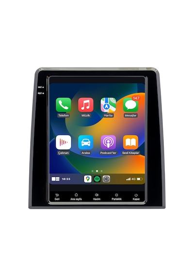 Otolas Renault Clio 5 Android Multimedya Ekran 2020-2023 4 Gb + 64 Gb 9"