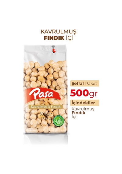 Paşa Kuruyemiş Kavrulmuş Fındık İçi 500 G