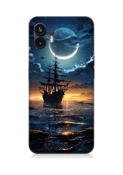 Nothing Phone 2 Gece Gemi Desenli Silikon Kılıf