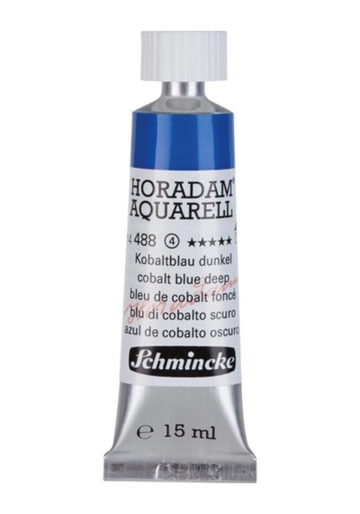 Schmincke : Horadam Aquarell Artist Sulu Boya : 15 Ml Tüp : Seri 4 488 Cobalt Blue Deep