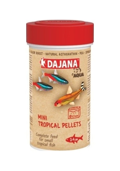 Dajana Mini Tropical Pellets 100ml 55gr.
