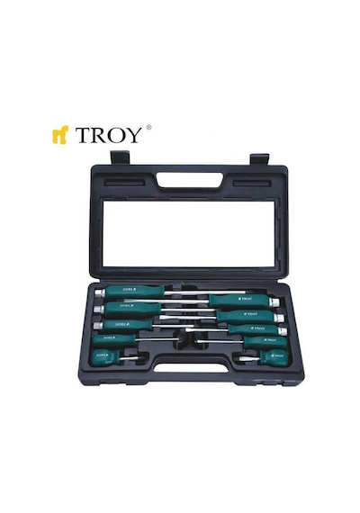 Troy 22307 Somun Başlı Tornavida Seti (10 Parça)