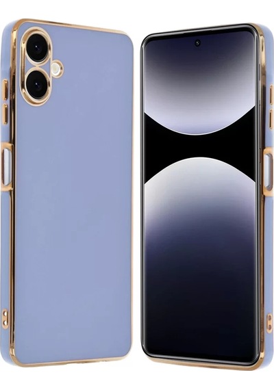 Newface Samsung Galaxy Uyumlu A06 Kılıf Volet Silikon - Mavi Diğer