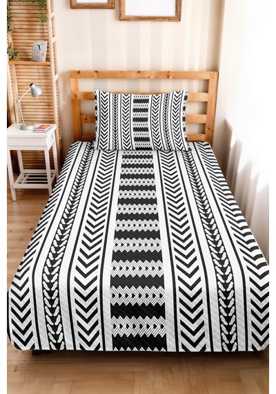 Siyah Geometrik Genç Odası Tek Kişilik Pike Takımı - Modern Çizgili 160x220 Cm Kapitone Yatak Örtüsü Mumlu Bozkır Mırıltısı Siyah Geometrik Genç Odası Tek Kişilik Pike Takımı - Modern Çizgili 160x220 Cm Kapitone Yatak Örtüsü Mumlu Bozkır Mırıltısı