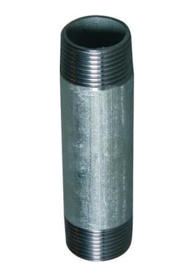 Galvaniz Boru Uzatma Çift Tarafı Dişli 3/4"