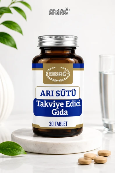 Ersağ Arı Sütü 30 Tablet Takviye Edici Gıda