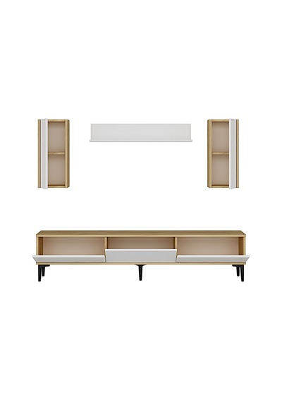 Tvr1899db - Aplos Tvr180 Tv Ünitesi Takım , Tv Sehpası Safirmeşe-beyaz Kapak 180cm Tvr1899db - Aplos Tvr180 Tv Ünitesi Takım , Tv Sehpası Safirmeşe-beyaz Kapak 180cm