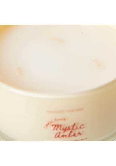 Mudo Home Mystıc Amber Yatay Mum Sarı