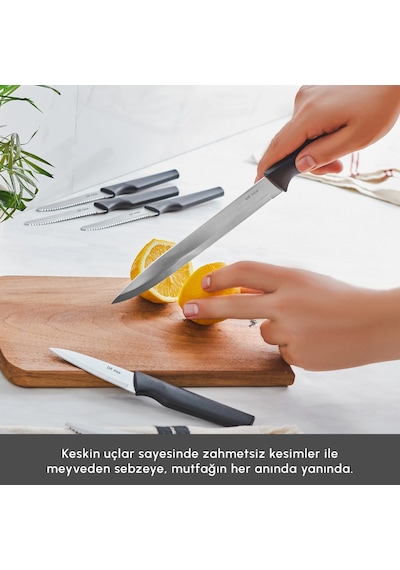 Dr. Inox Bundle 10 Parça Bıçak Seti Siyah