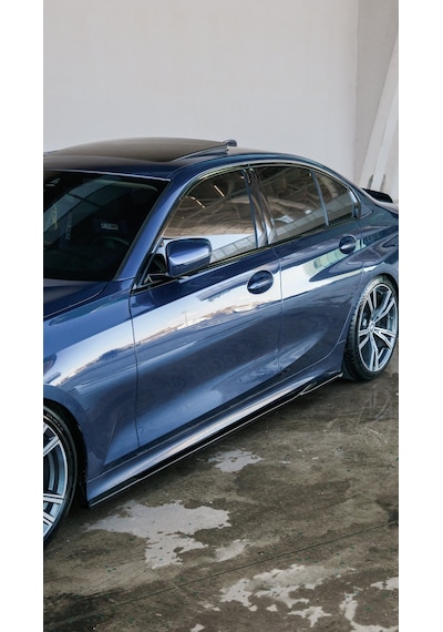 Bmw 3 Serisi G20 2018-2022 Yan Marşpiyel Sportline Uyumlu Piano Black Abs